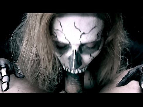 ❤️ Demon girl sucking cock with her black mouth and swallowing cum. ❤️❌ Fuck video at us